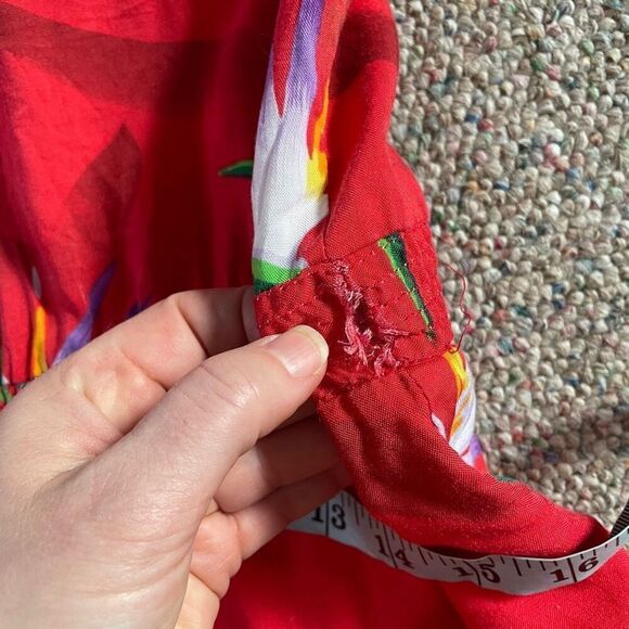 Vintage 1970s Floral Romper Jumpsuit - Picture 10 of 12